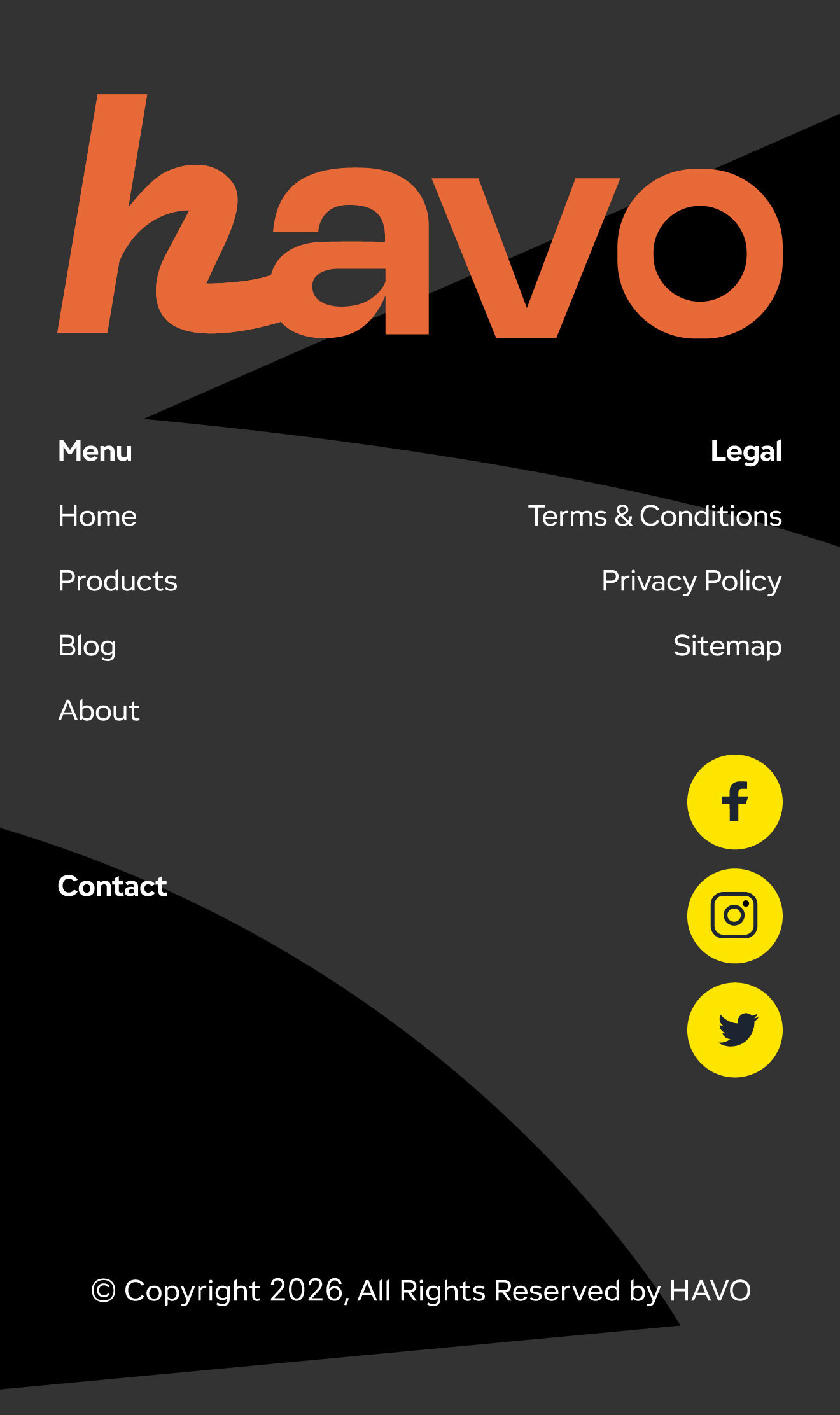 Havo footer